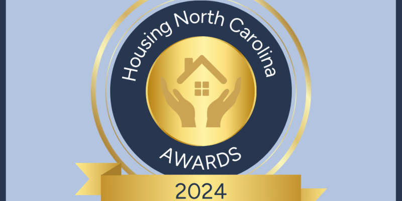 Logo that says "Housing North Carolina Awards 2024"